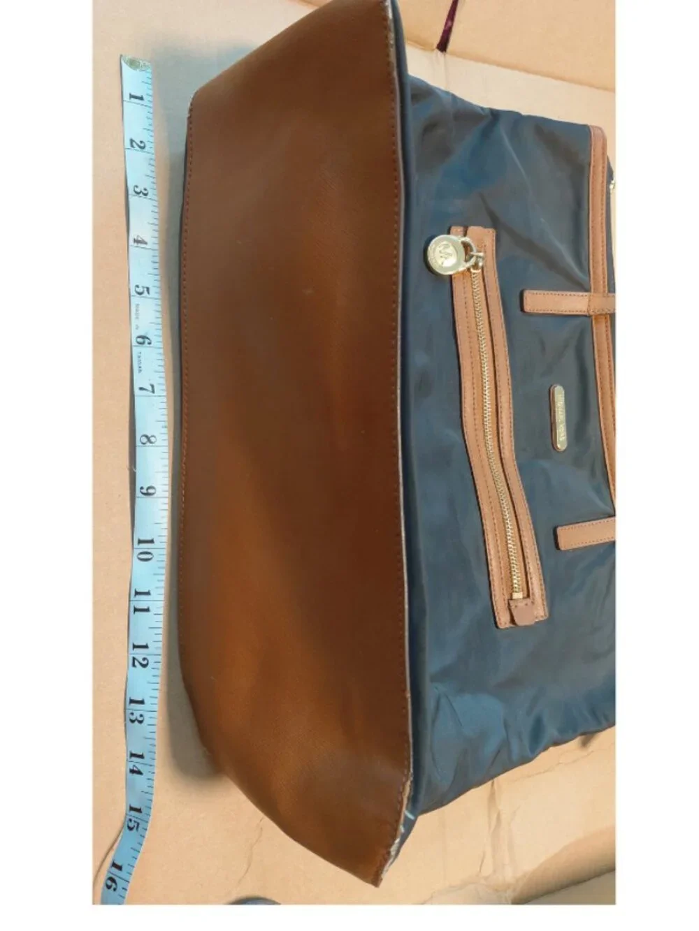 Michael Kors Black/Brown Nylon Bag